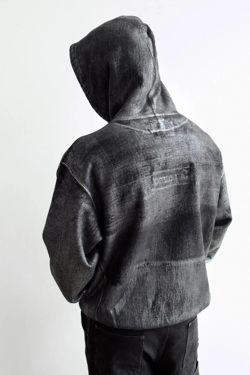 картинка Толстовка Supreme x MM6 Maison Margiela Foil Box Logo, черный от магазина Одежда+
