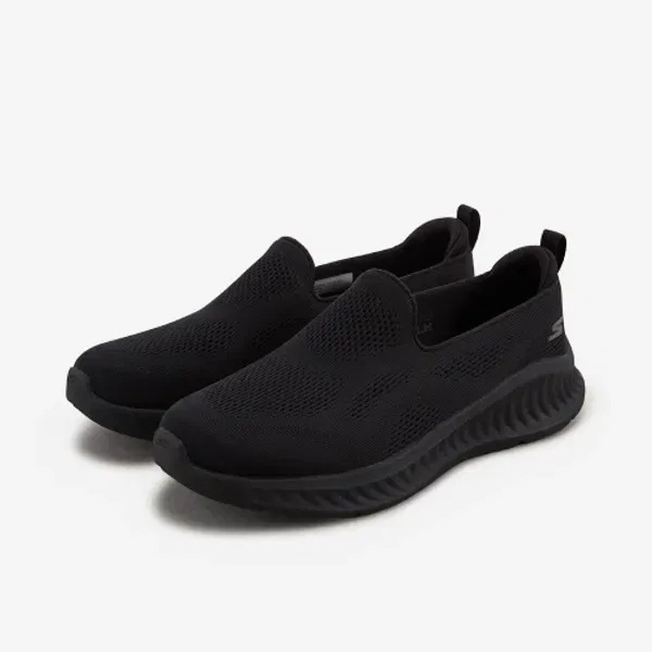 картинка Слипоны женские Skechers, черный от магазина Одежда+