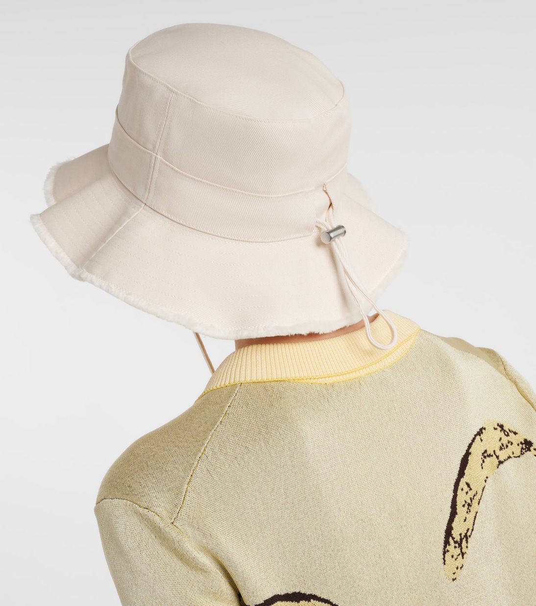 картинка Панама Jacquemus Le Bob Artichaut молочного цвета от магазина Одежда+