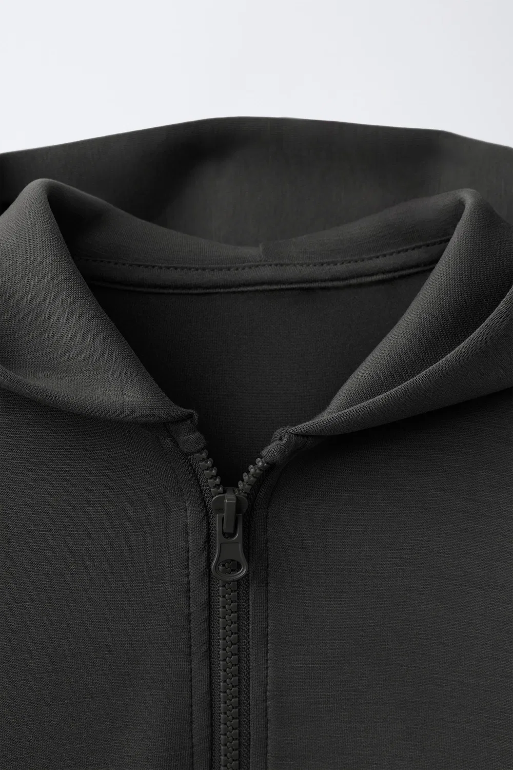 картинка Худи на молнии с блокировкой ZARA, Anthracite grey от магазина Одежда+