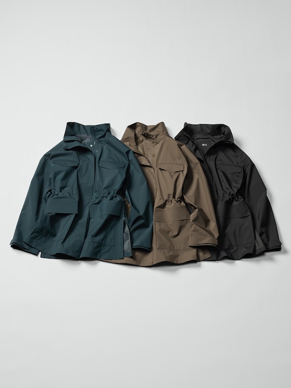 картинка Пальто Uniqlo Utility Relaxed Fit, 09 черный от магазина Одежда+