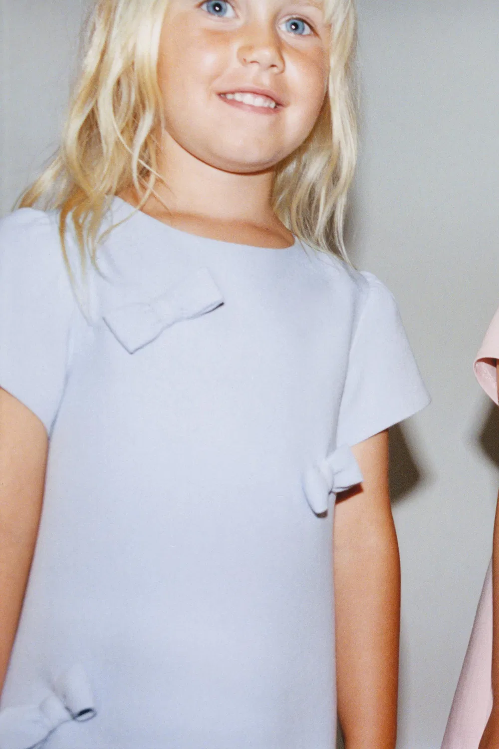 картинка Платье с бантом ZARA, Pastel blue от магазина Одежда+