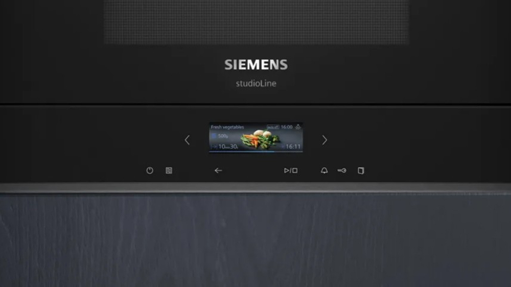 картинка Микроволновая печь Siemens BF722R1B1, 600 Вт, черный от магазина Одежда+