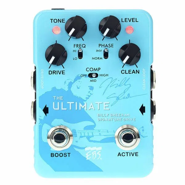 картинка Overdrive/Boost педаль EBS Billy Sheehan Signature Drive, Black от магазина Одежда+