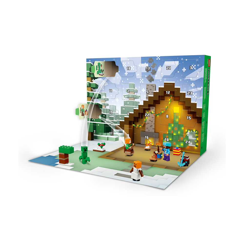 картинка Адвент-календарь LEGO 21280, 2025 Minecraft от магазина Одежда+
