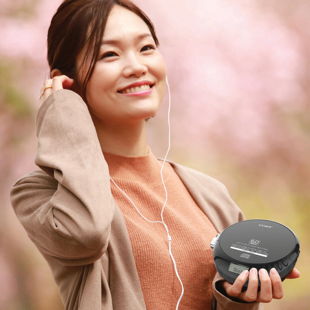 картинка Coby Portable CD Player (Black) CD191BK от магазина Одежда+