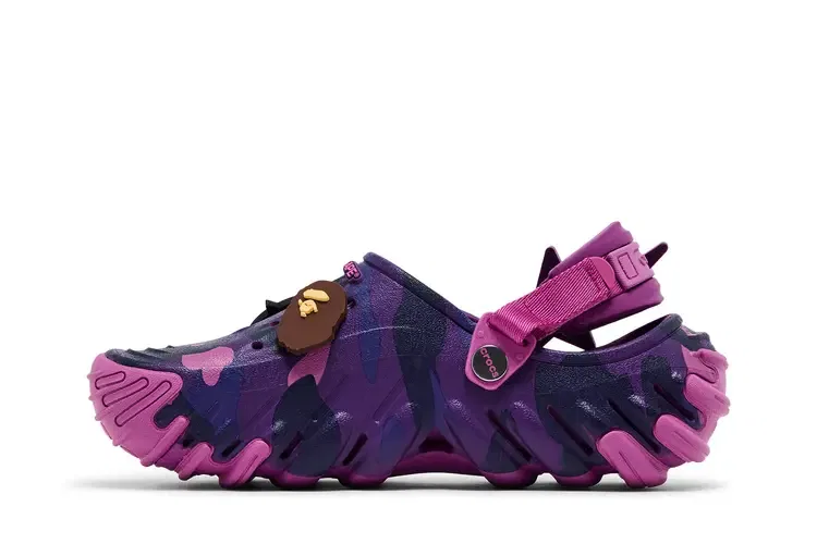 картинка Сабо BAPE x Crocs Echo RO Clog, фиолетовый от магазина Одежда+