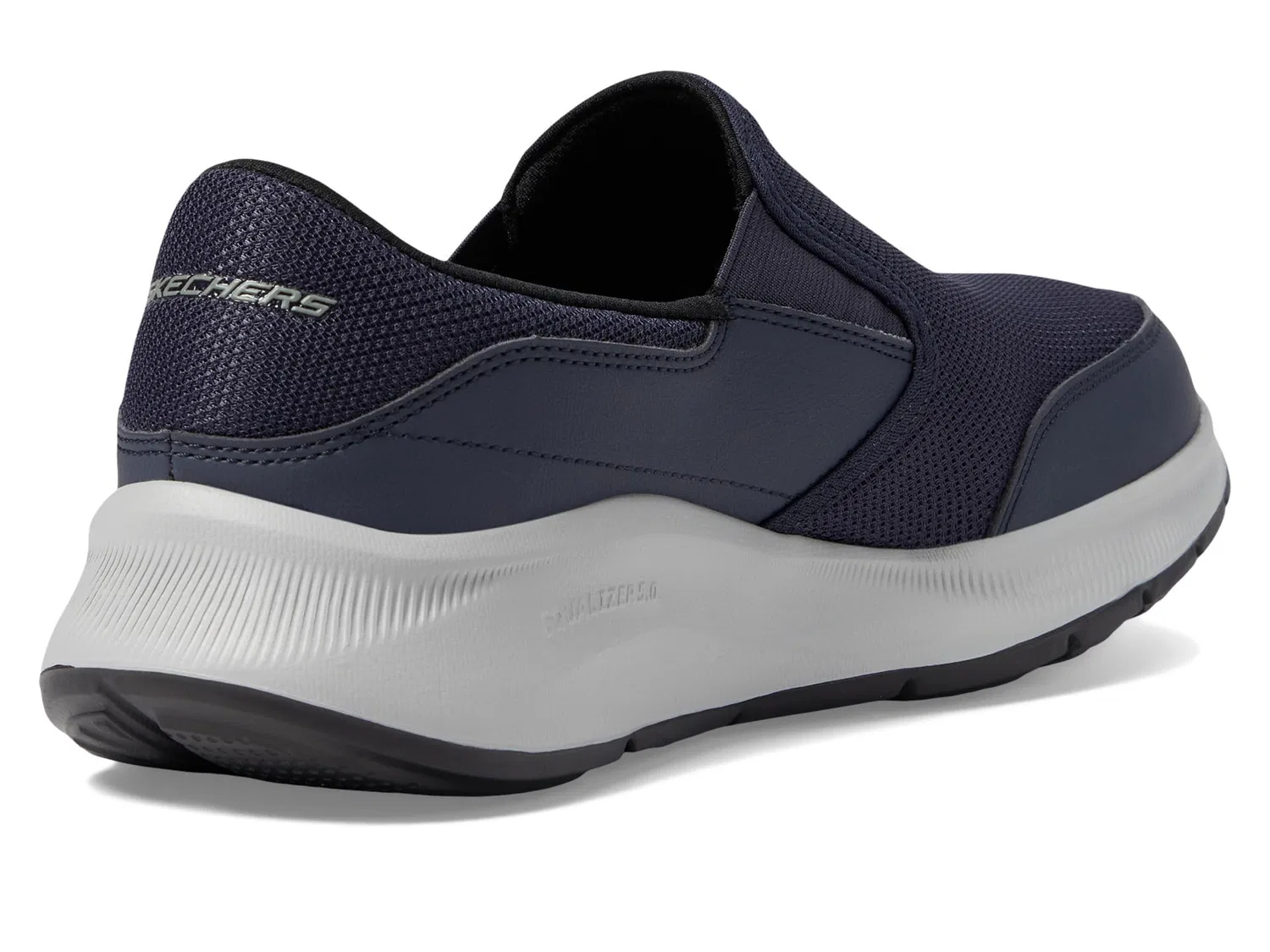 картинка Женские ботинки-мокасины без каблука Skechers, Navy Persistable от магазина Одежда+