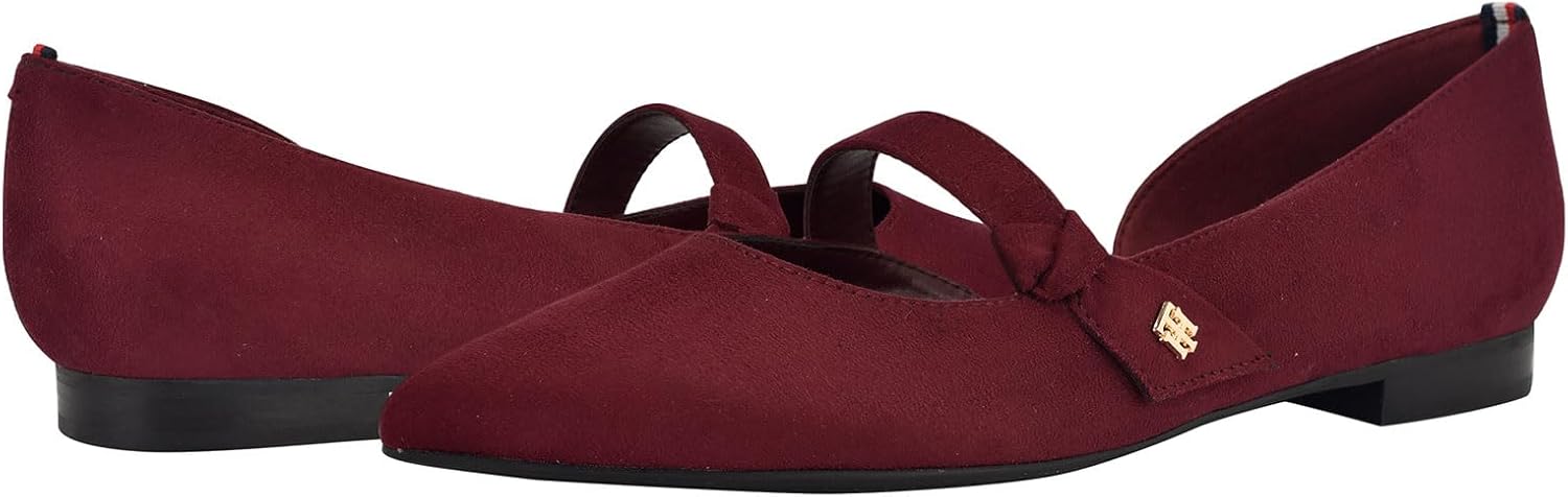 картинка Женские балетки Tommy Hilfiger Venny 2, Dark Red от магазина Одежда+