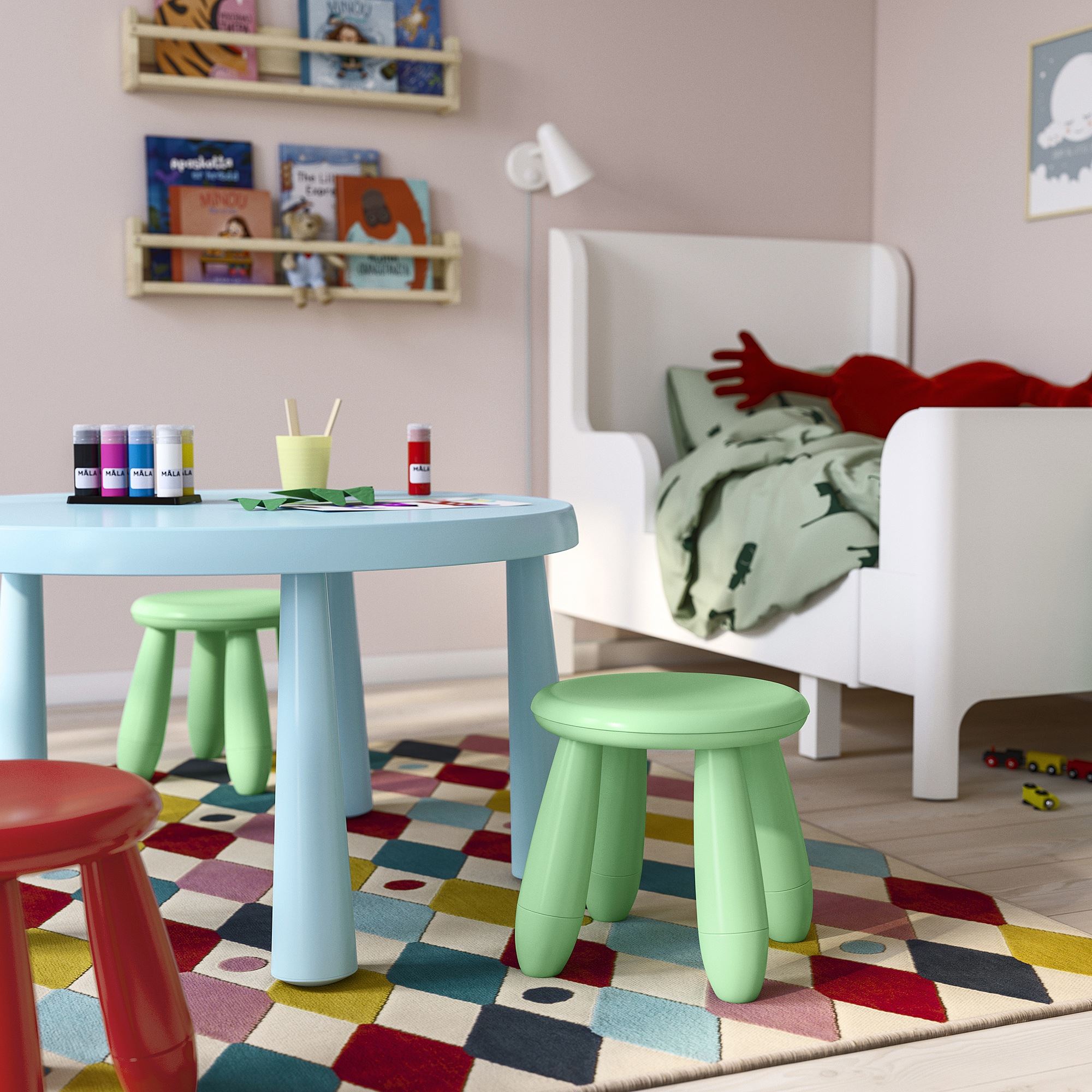 картинка Детский стул MAMMUT IKEA, светло-зеленый от магазина Одежда+
