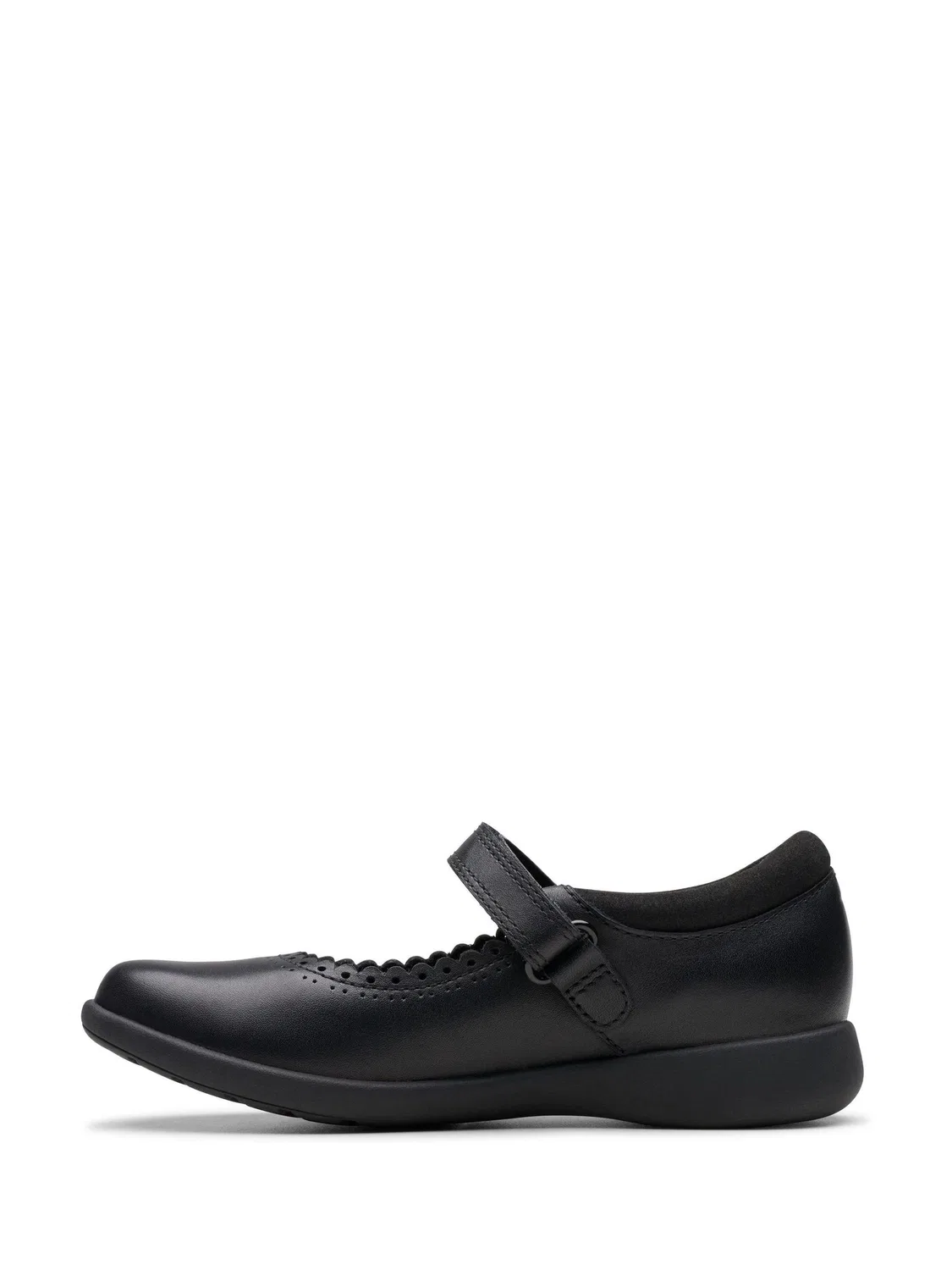 картинка Туфли школьные Clarks Etch Pure для девочек, черный от магазина Одежда+