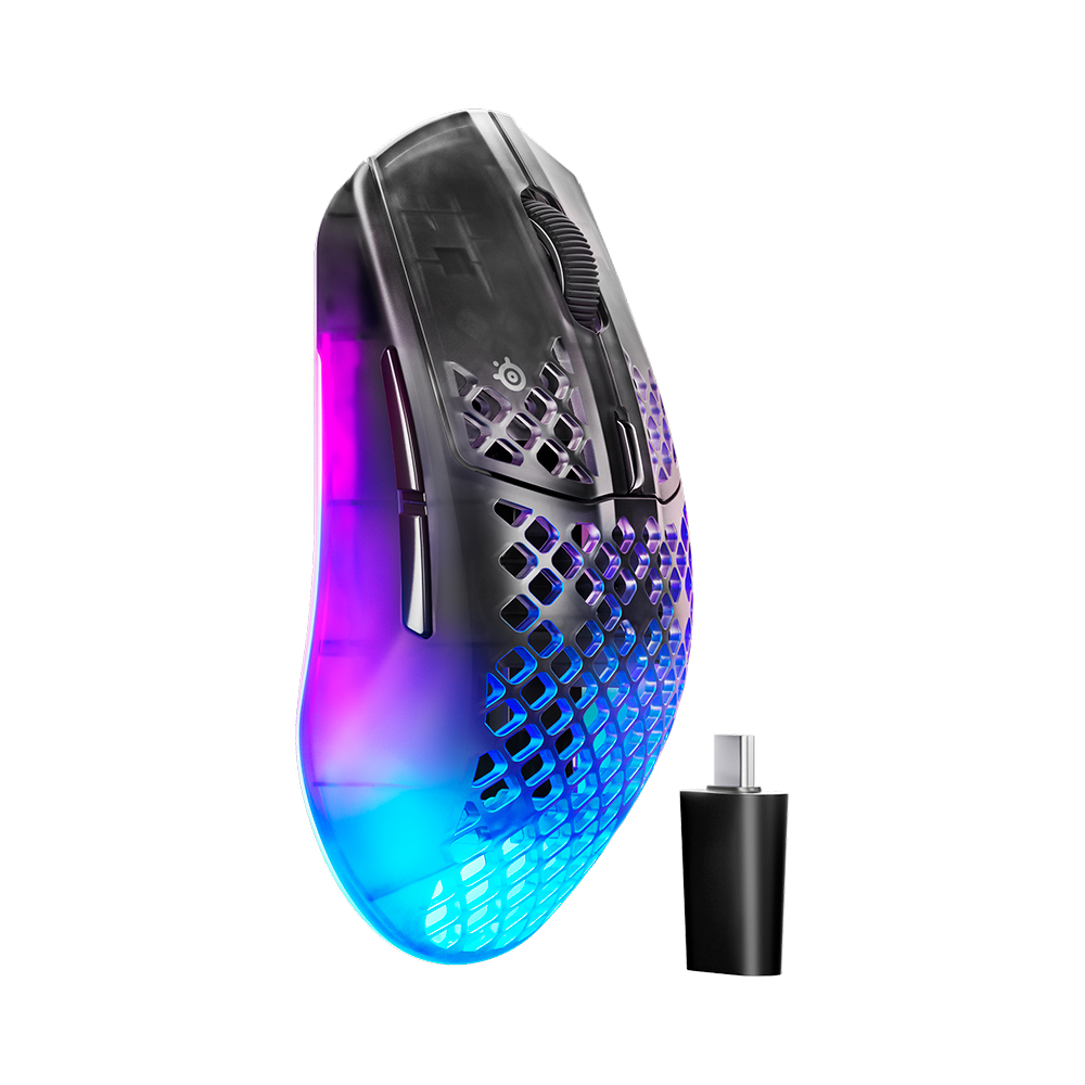 картинка Игровая мышь SteelSeries Aerox 3 Wireless Gen 2, черный от магазина Одежда+