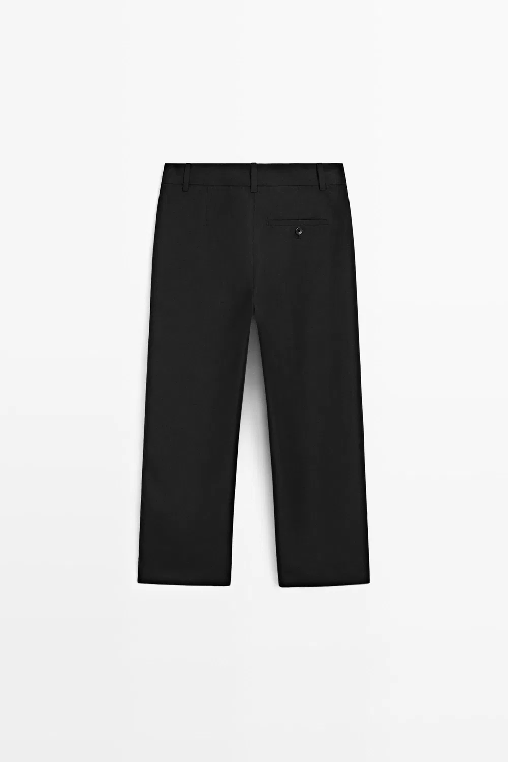 картинка Брюки-капри Massimo Dutti Slim Fit, черный от магазина Одежда+