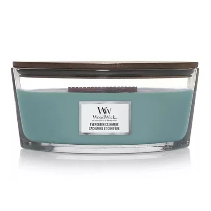картинка Свеча ароматизированная Evergreen Cashmere Woodwick, 4536 г от магазина Одежда+