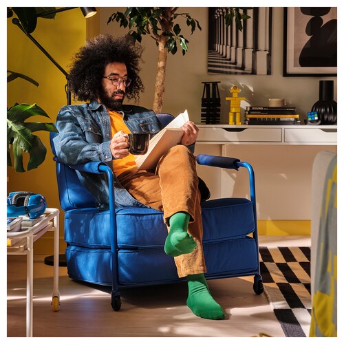 картинка Игровое кресло Ikea Brannboll, неоново-синий от магазина Одежда+