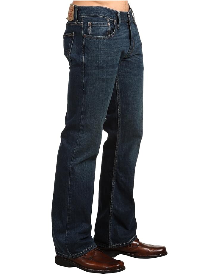 картинка Джинсы Levi's Mens 527 Slim Bootcut, темно-синий индиго от магазина Одежда+