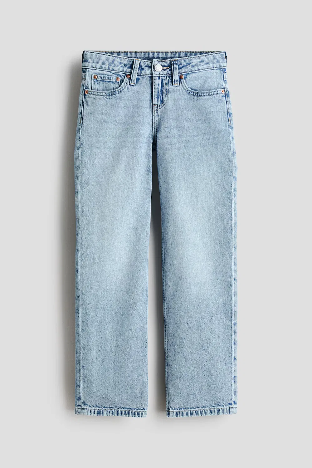 картинка Джинсы прямого кроя H&M, Helles Denimblau от магазина Одежда+