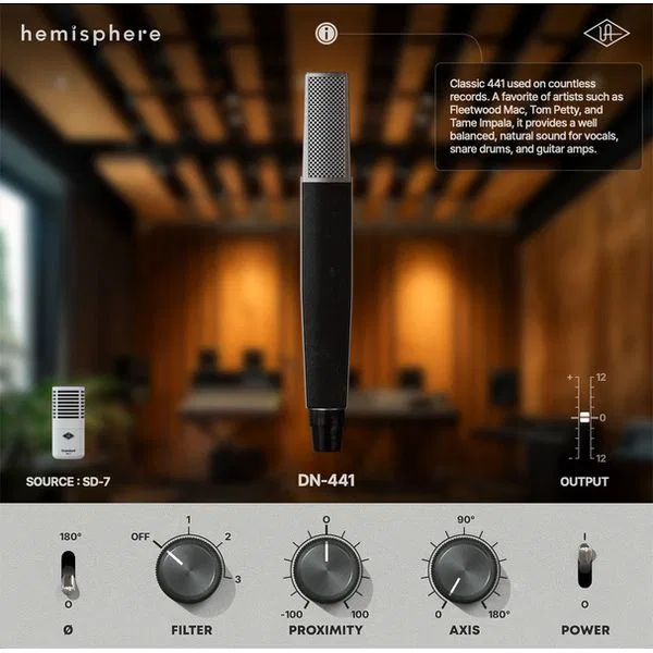 картинка Микрофон для томов, Universal Audio SD-7 от магазина Одежда+