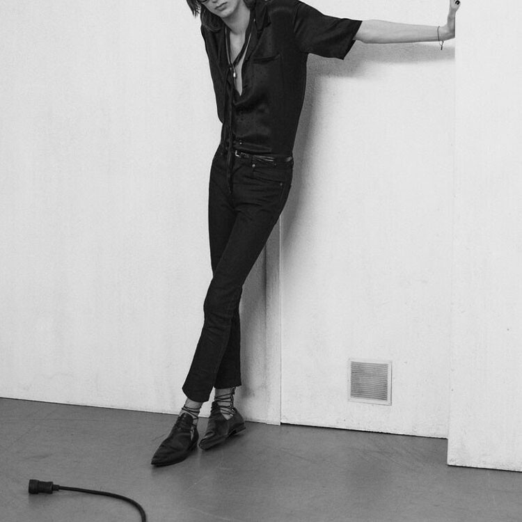 картинка Рубашка Saint Laurent, черный от магазина Одежда+