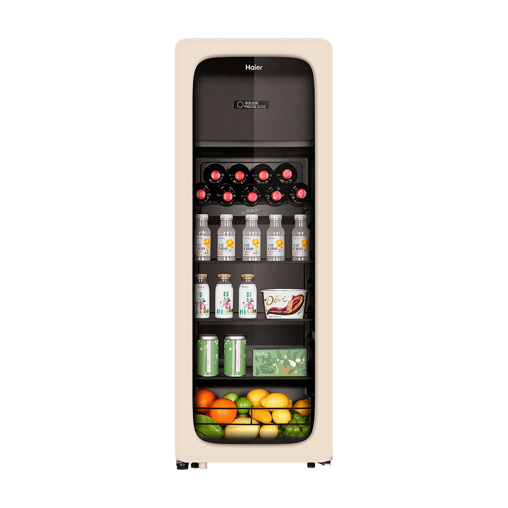 картинка Холодильник барный Haier 133L, DS0133LH9EY1, бежевый от магазина Одежда+