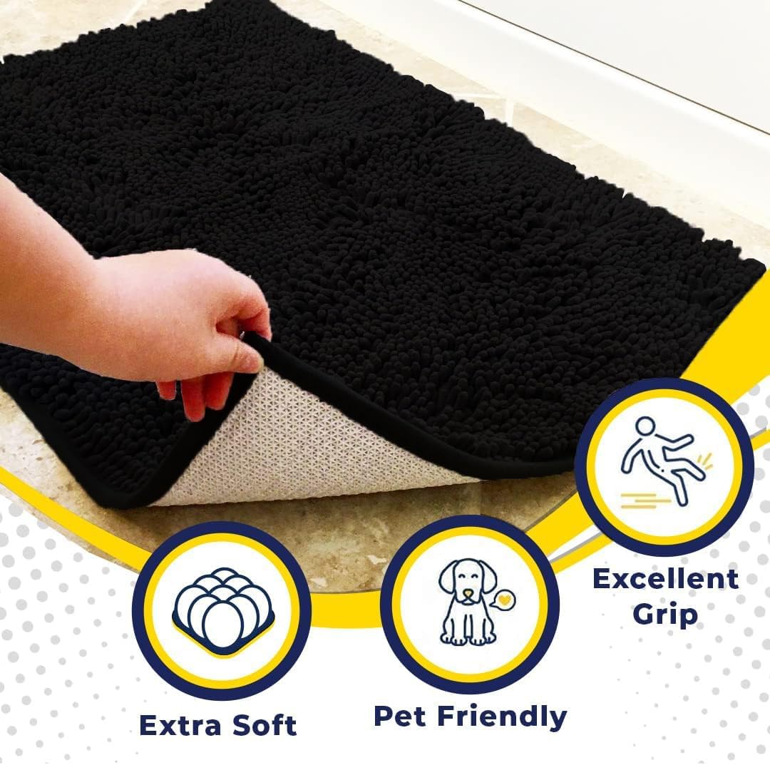 картинка Коврик универсальный Muddy Mat, 49х77 см, черный от магазина Одежда+