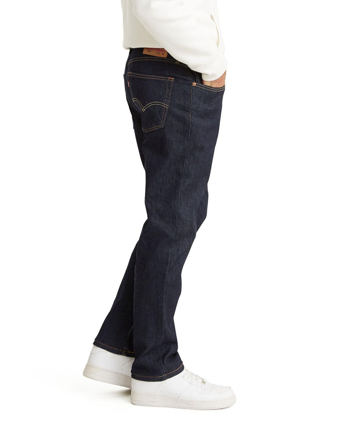 картинка Джинсы Levi’s 514 Flex Straight-Fit, черно-синий от магазина Одежда+