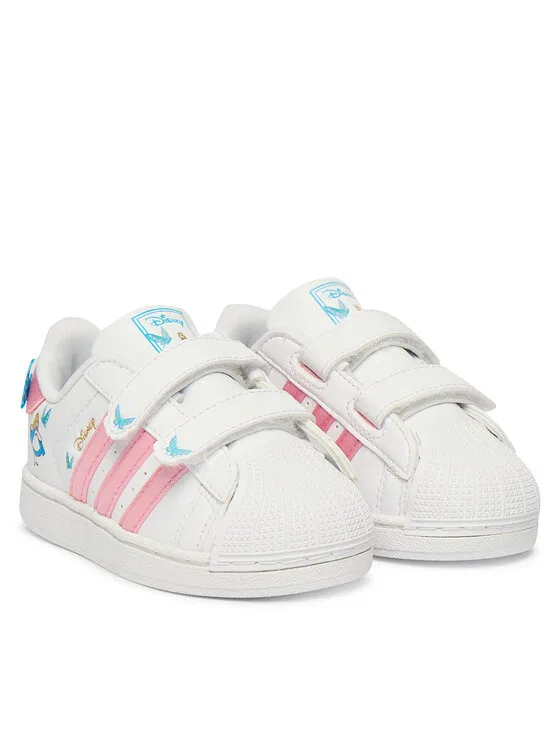 картинка Кроссовки Disney Superstar II Comfort Closure Adidas, белый от магазина Одежда+