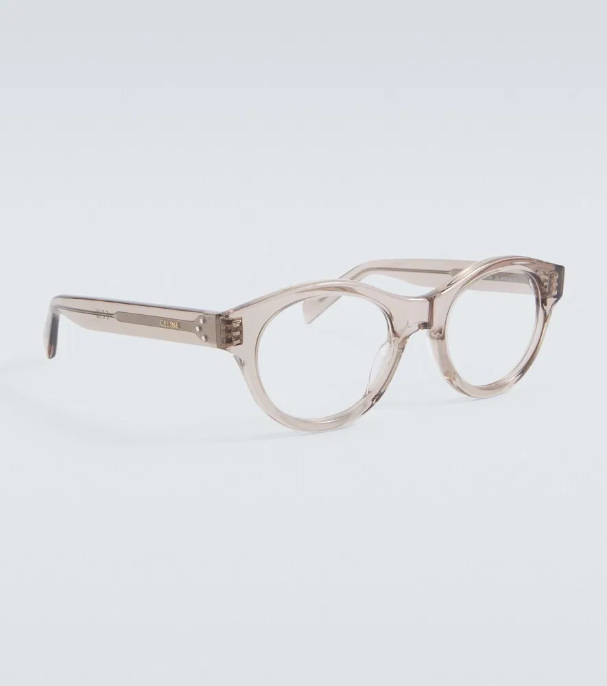 картинка Круглые очки Bold 3 Dots Celine Eyewear, бежевый от магазина Одежда+