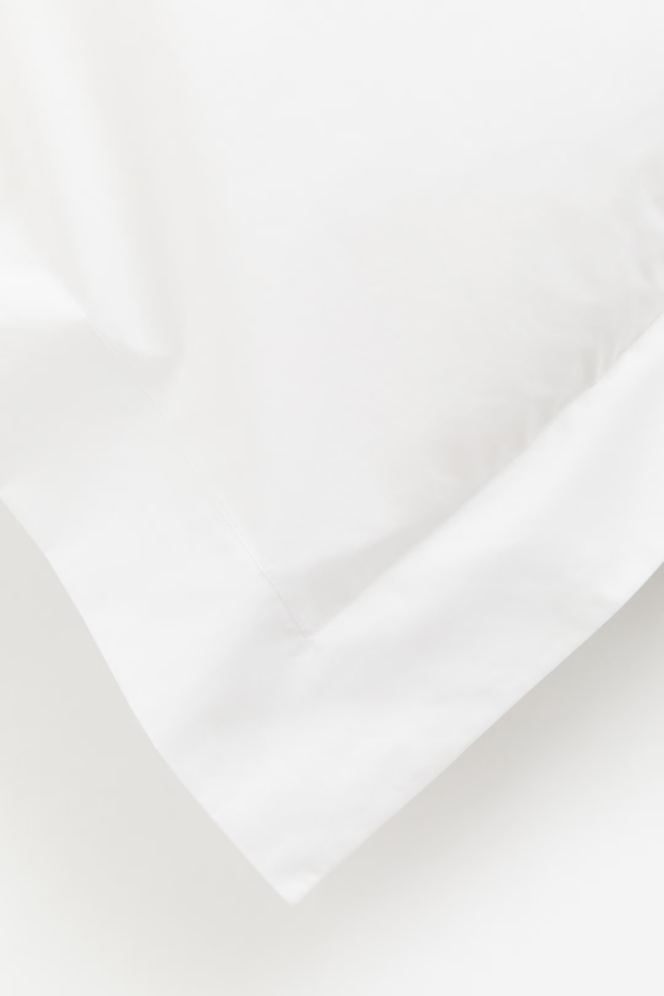 картинка Наволочка из хлопкового перкаля H&M Pillowcase, белый от магазина Одежда+