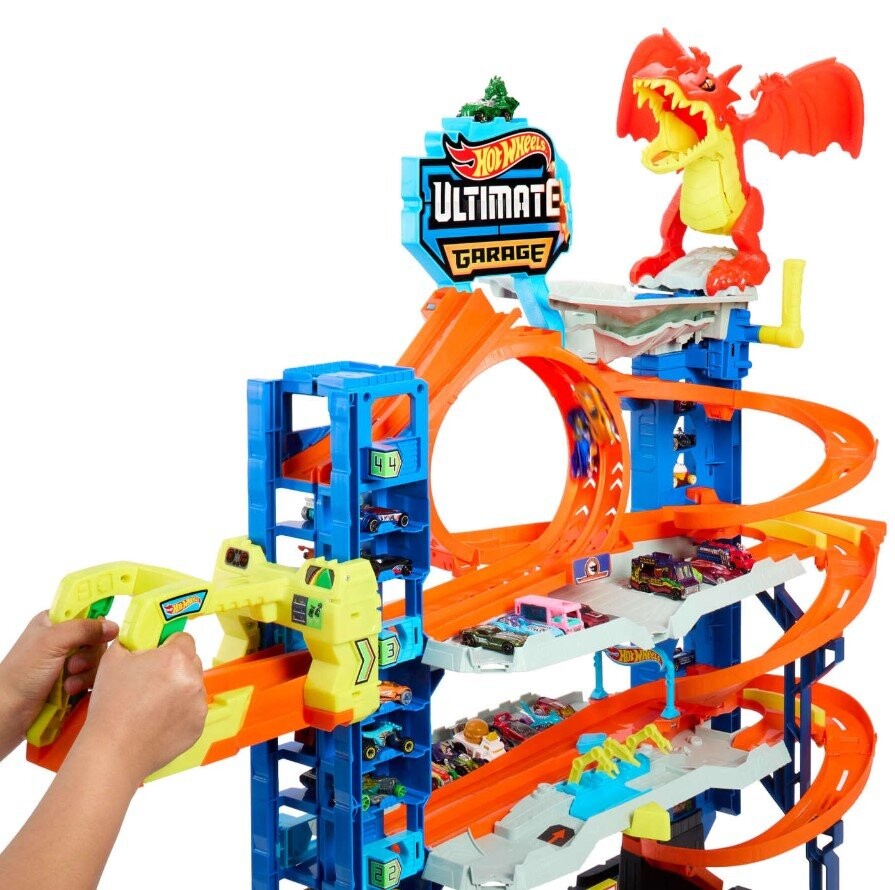 картинка Hot Wheels City Mega Garage Атака Дракона Hkx48 от магазина Одежда+