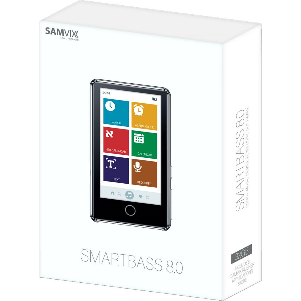 картинка MP3-плеер Samvix SmartBass 8.0 32 ГБ (черный) от магазина Одежда+