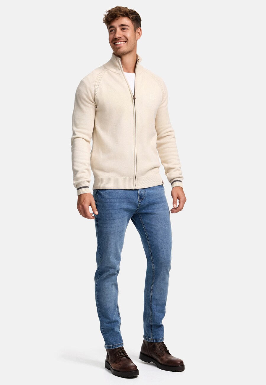 картинка Вязаный кардиган INDICODE JEANS Arutemia, бежевый от магазина Одежда+