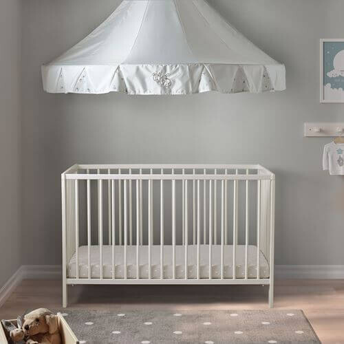 картинка Кроватка детская Ikea Gulliver, 60x120 см, белый от магазина Одежда+