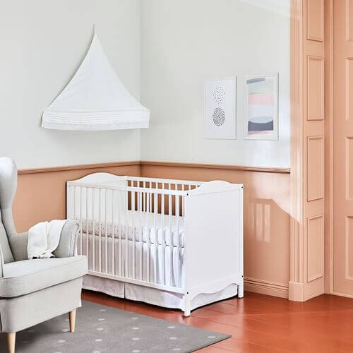 картинка Кроватка детская Ikea Smagora, 60x120 см, белый от магазина Одежда+