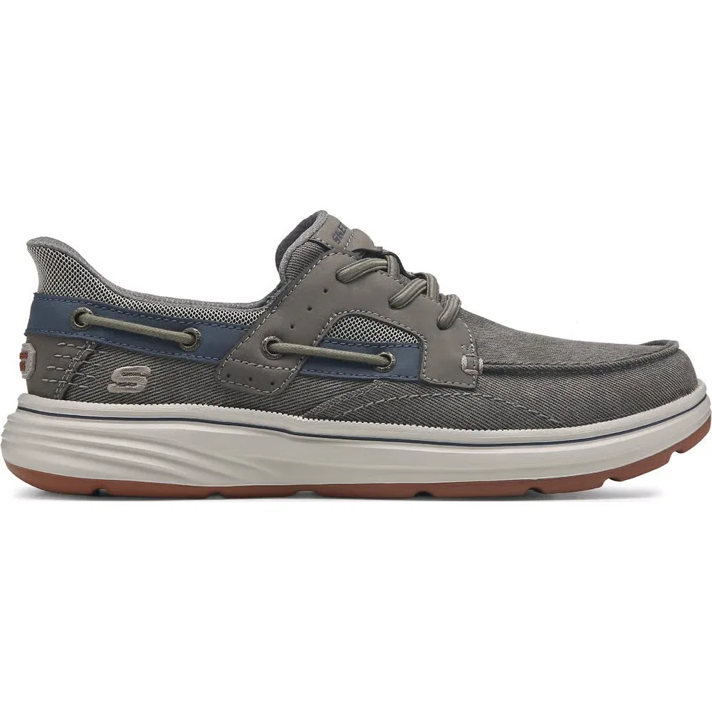 картинка Мужские слипоны Davey Skechers, Grey от магазина Одежда+