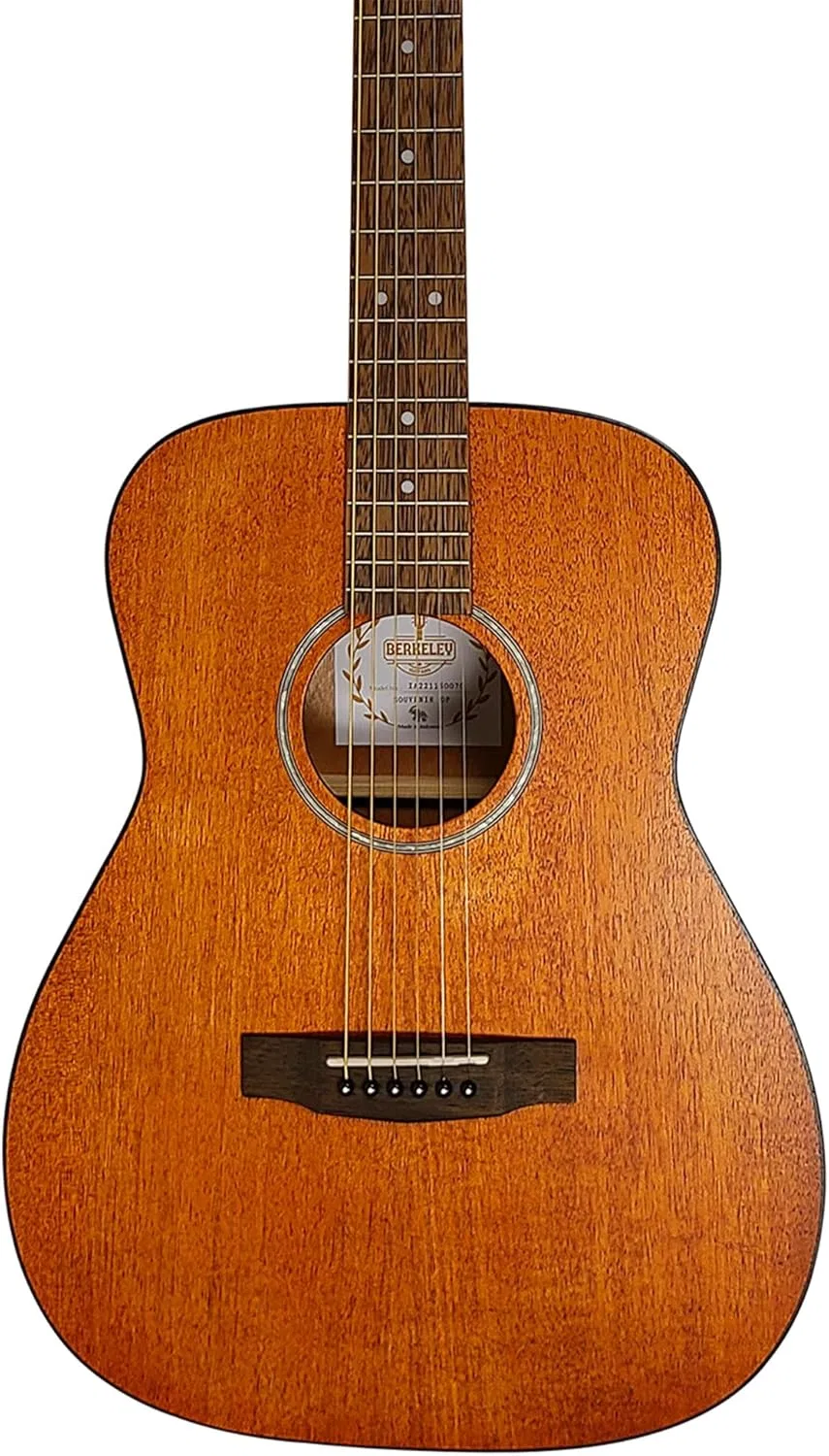 картинка Акустическая гитара с вырезом, Souvenir, Berkeley Guitars, Mahogany от магазина Одежда+