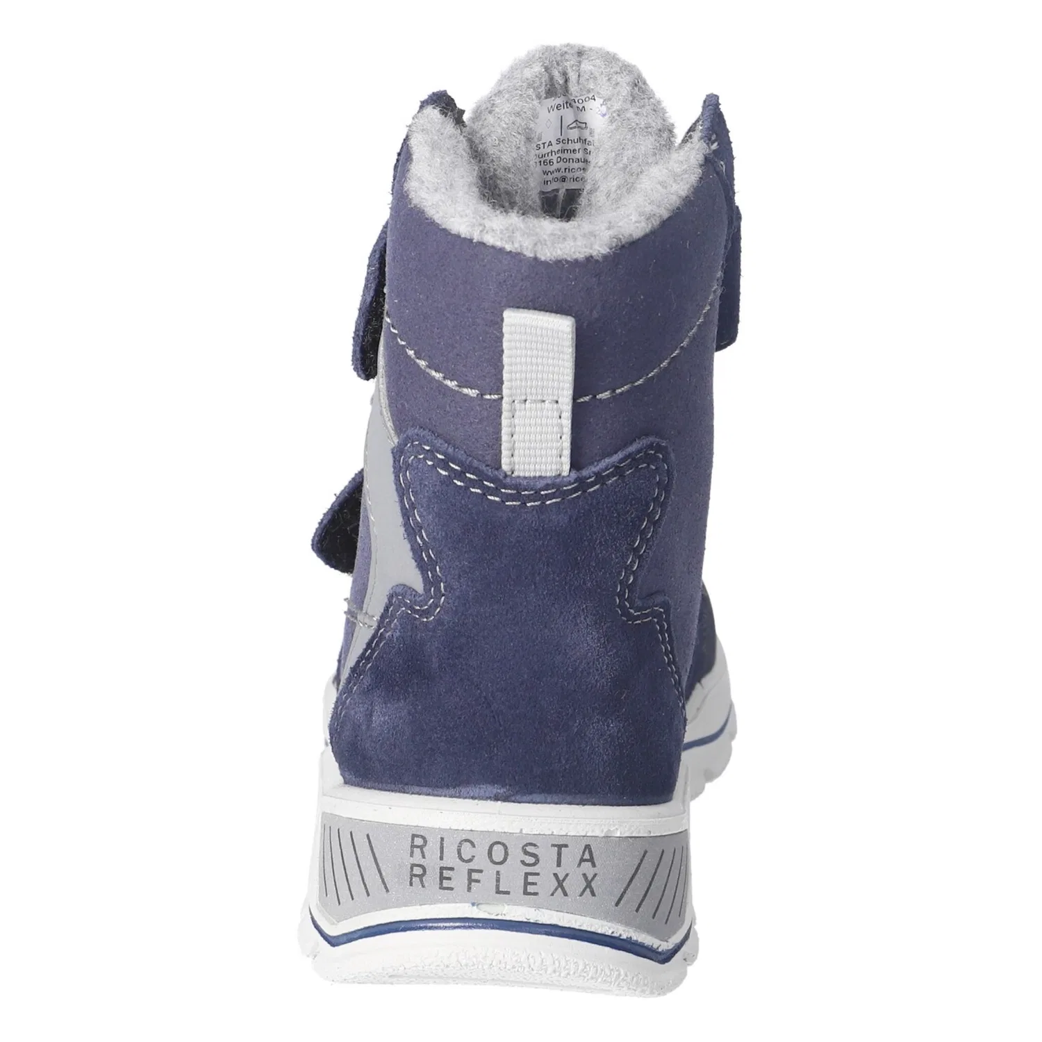 картинка Детские зимние дутики с мембраной Sympatex Ricosta, Blue-Grey от магазина Одежда+