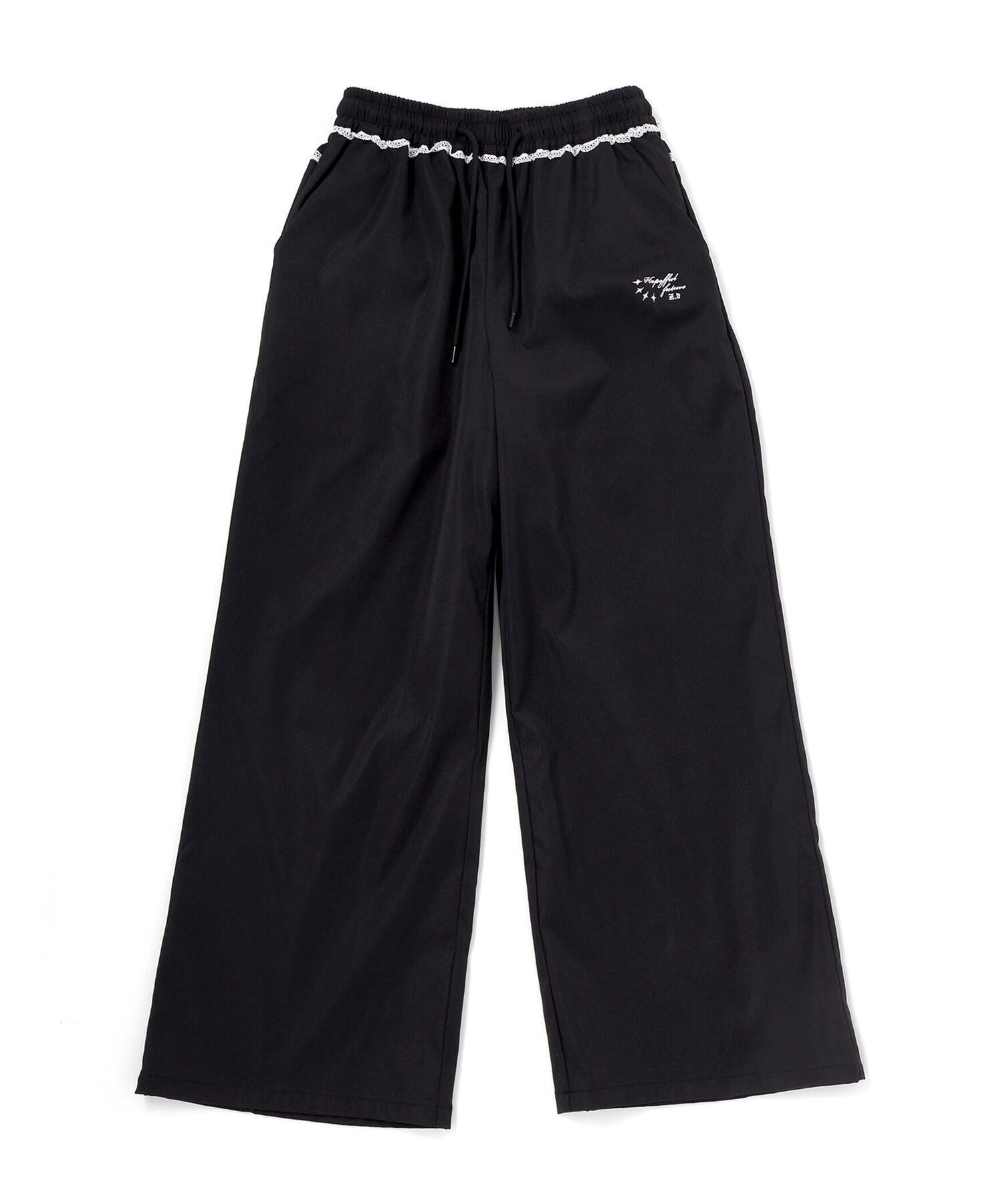 картинка Широкие кружевные брюки (130-160 см) ZIDDY, Black от магазина Одежда+