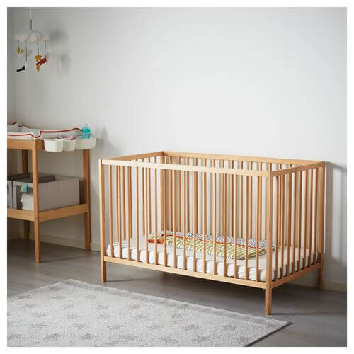 картинка Кроватка детская Ikea Singlar, 60x120 см, бук от магазина Одежда+