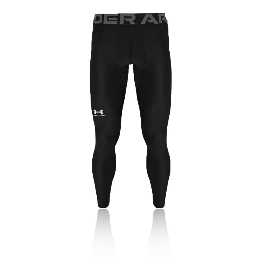 картинка Тайтсы Under Armour HeatGear Armour Compression, черный от магазина Одежда+