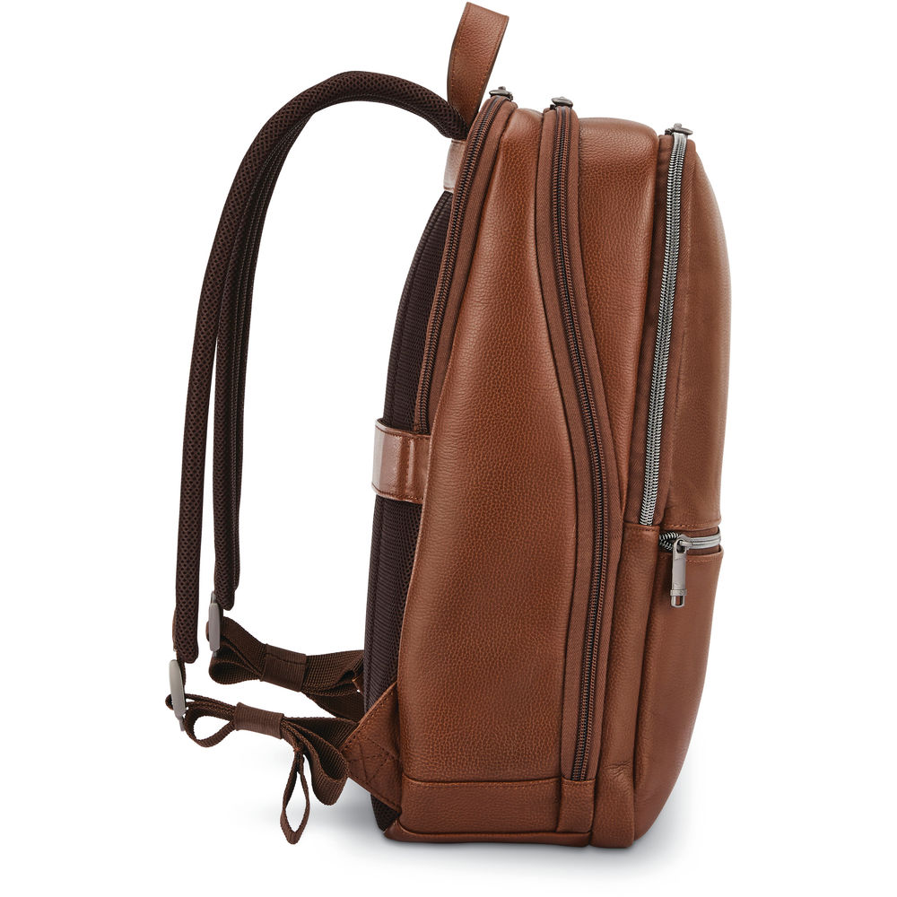 картинка Рюкзак Samsonite Classic Leather Slim (коньячный) от магазина Одежда+