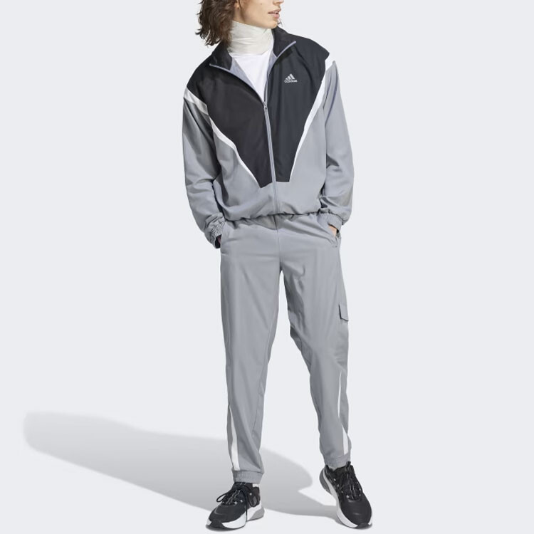 картинка Мужской спортивный костюм Adidas, серо-черный от магазина Одежда+