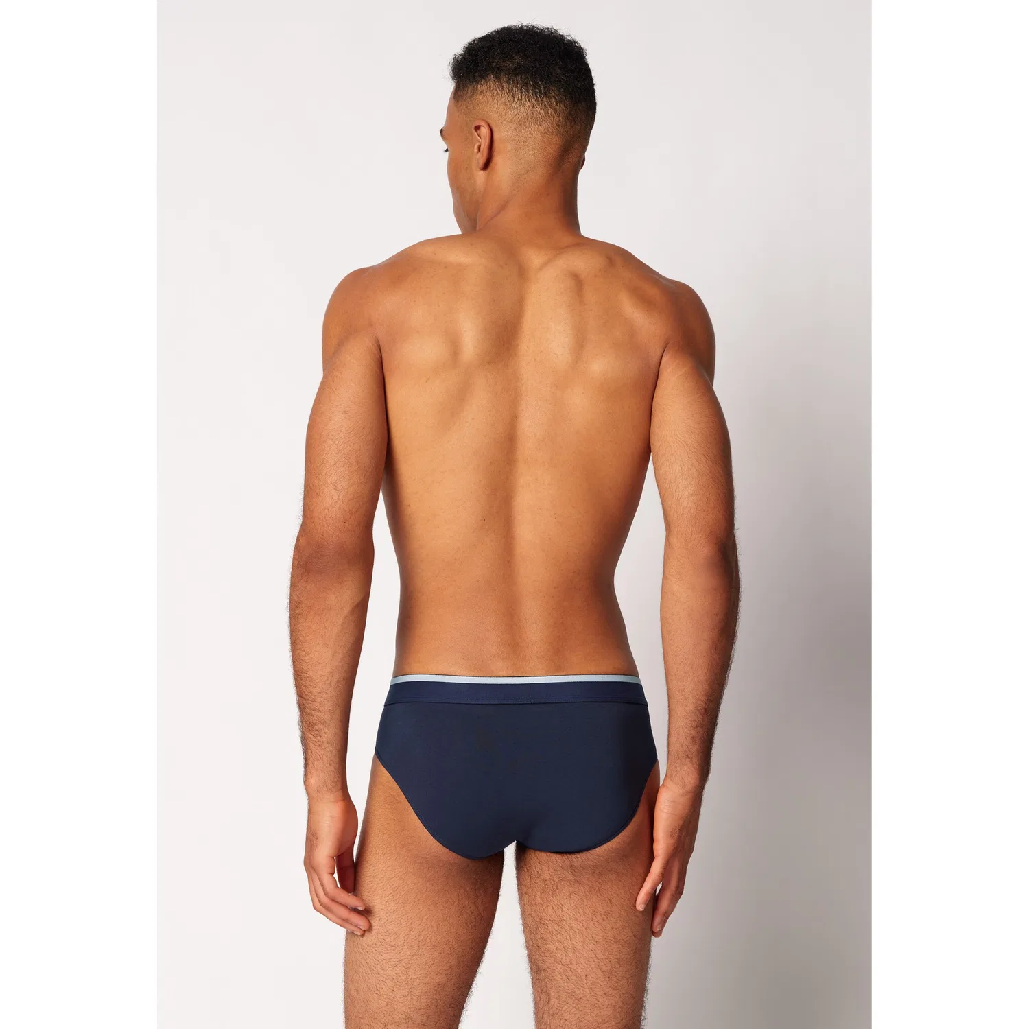 картинка Мужские трусы-слипы классические хлопковые Skiny, Olive/Blue/Black от магазина Одежда+