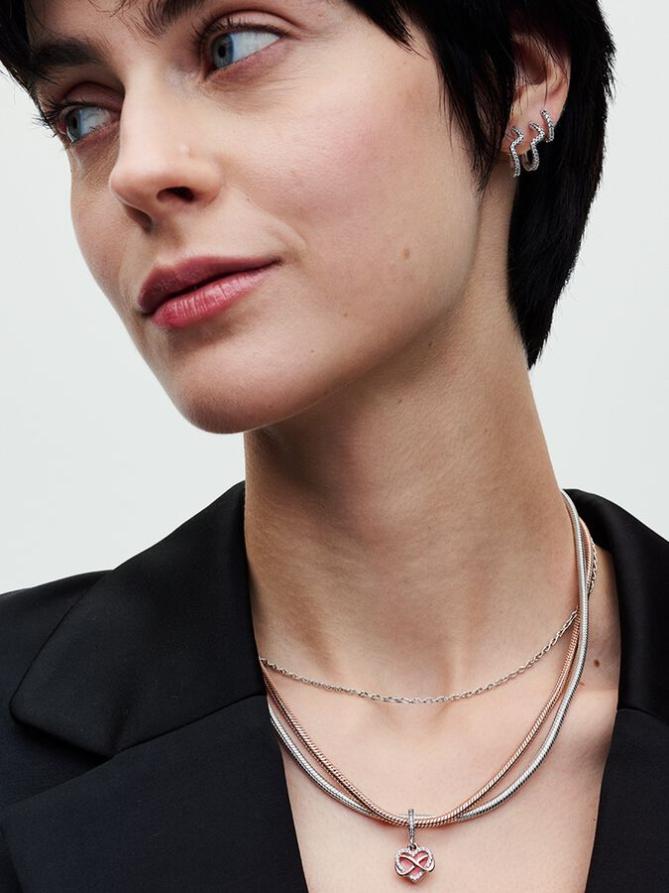 картинка Ожерелье Pandora Infinity Chain Necklace, стерлинговое серебро от магазина Одежда+