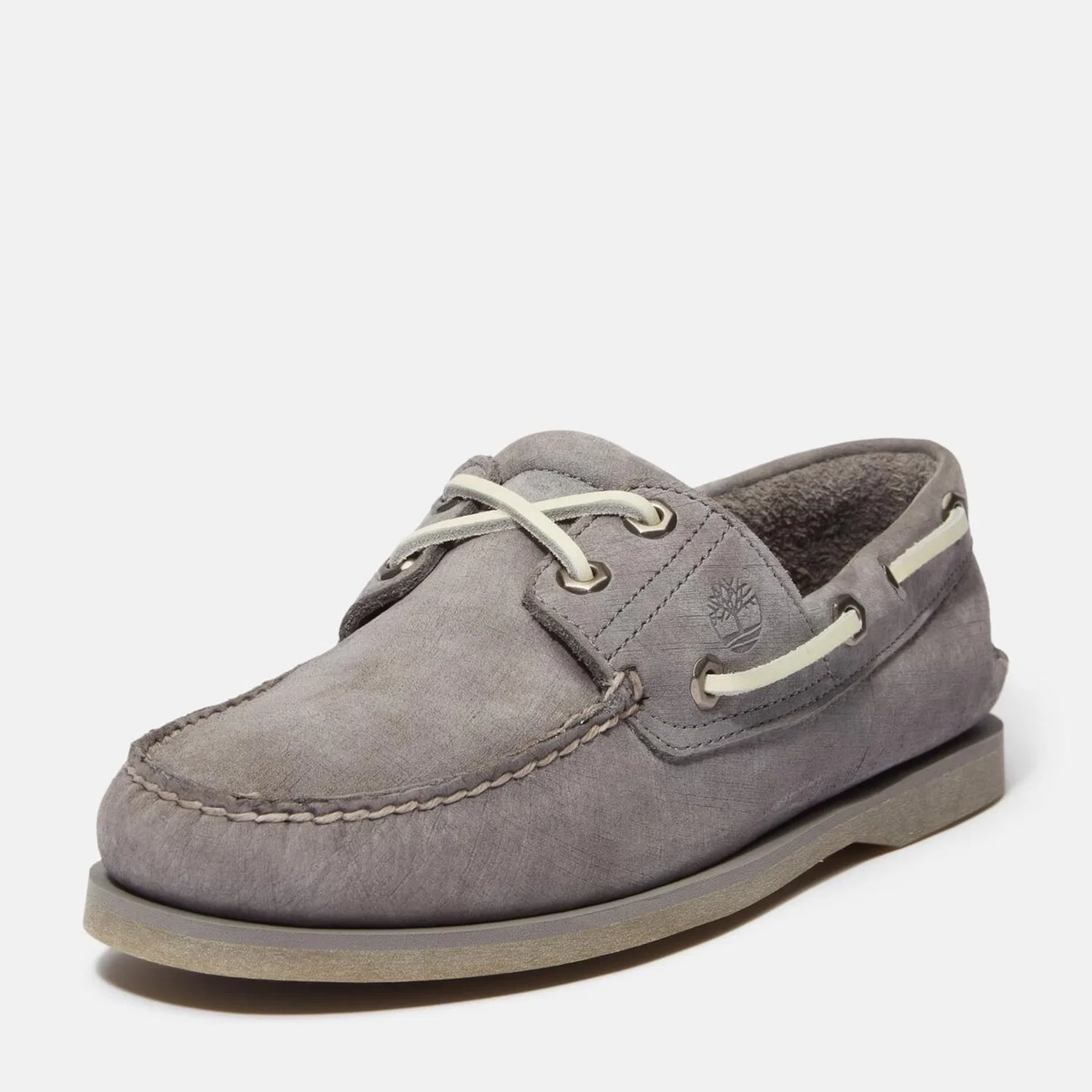 картинка Мужские классические ботинки на шнуровке Timberland, Grey Nubuck от магазина Одежда+