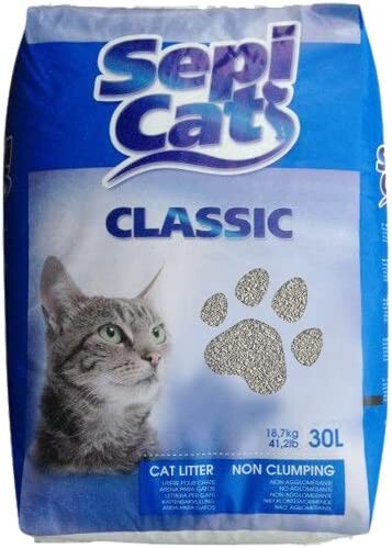 картинка SepiCat Комкующийся наполнитель для кошачьего туалета Classic 30 л SepiCat от магазина Одежда+