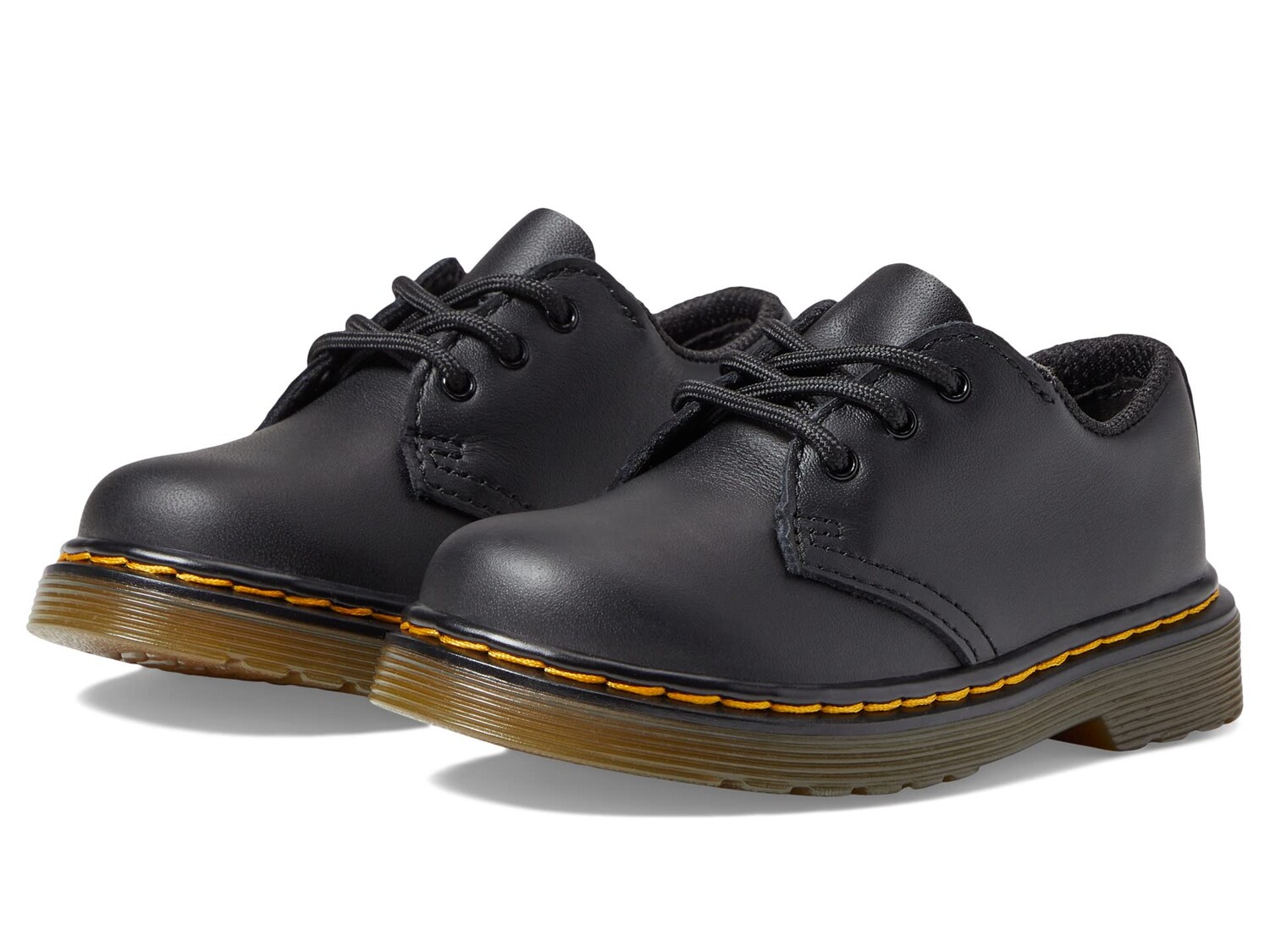 картинка Ботинки Dr. Martens Kid's Collection 1461 (Toddler), черные от магазина Одежда+