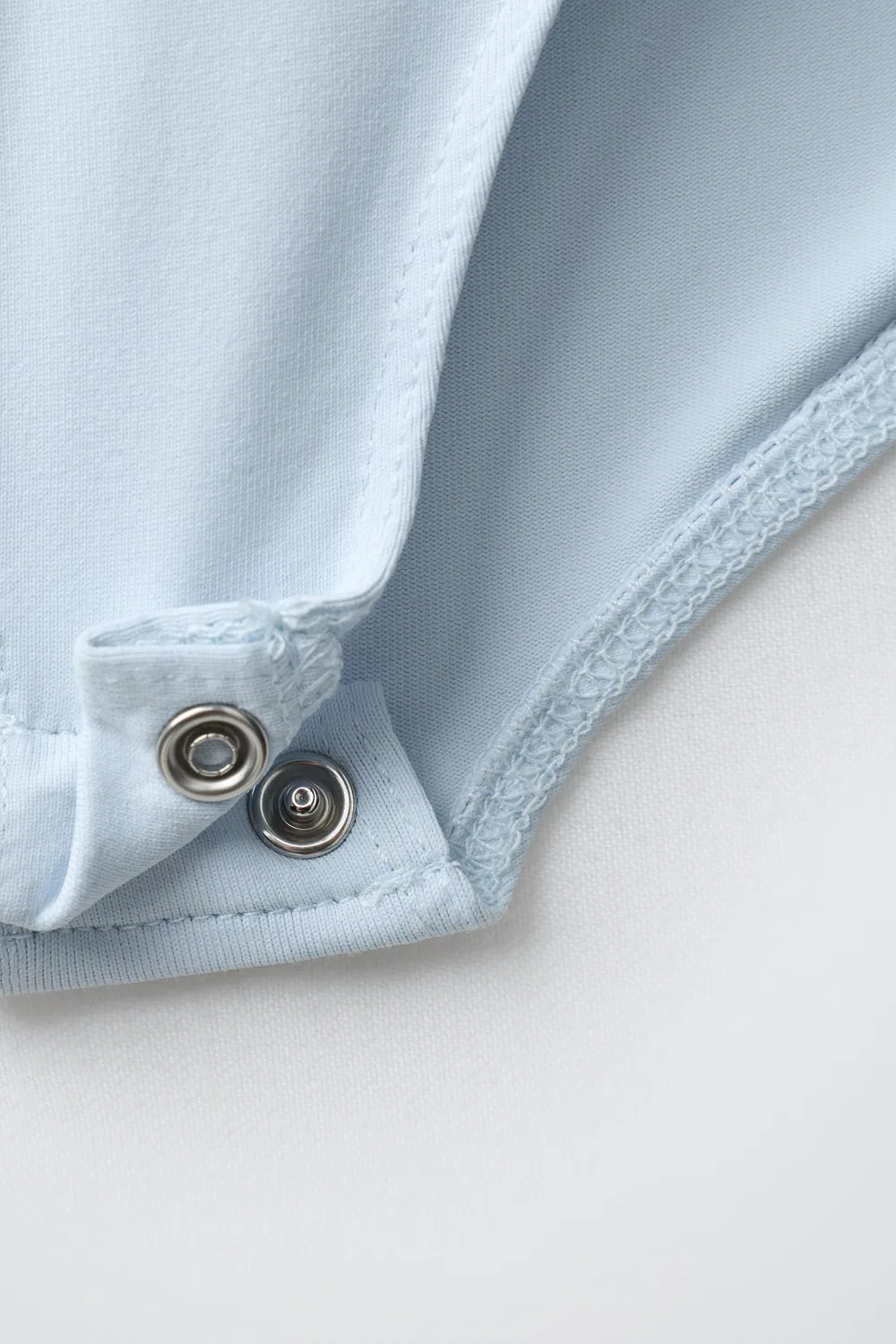 картинка Боди из полиамида с вырезами ZARA, Pastel Blue от магазина Одежда+