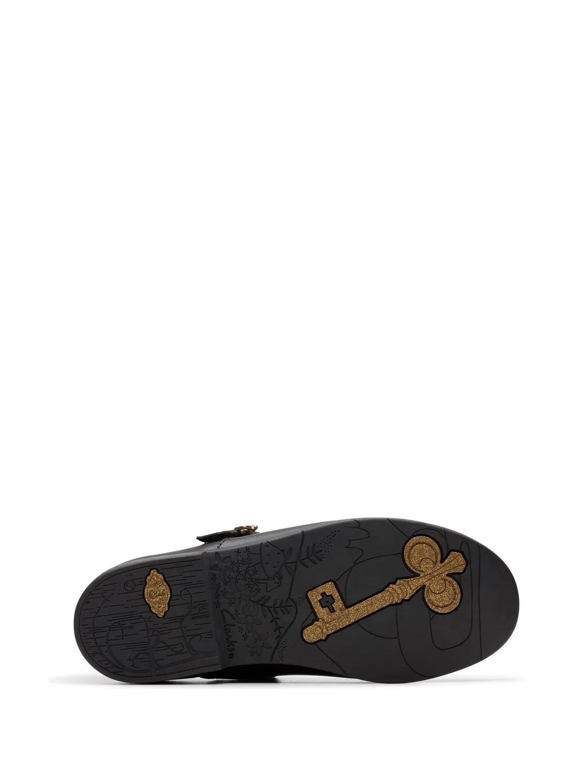 картинка Туфли Clarks Lock Magic Мэри Джейн для девочек, черные, кожа от магазина Одежда+