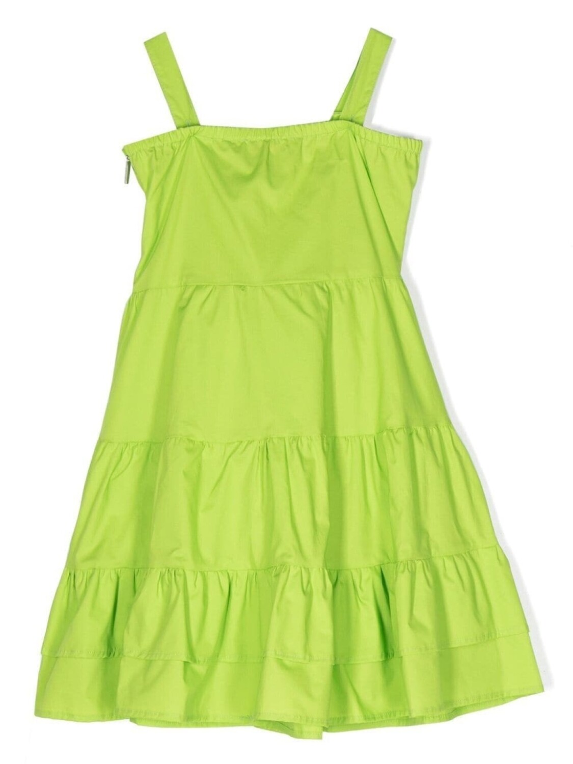 картинка MSGM Kids платье с оборками, зеленый от магазина Одежда+